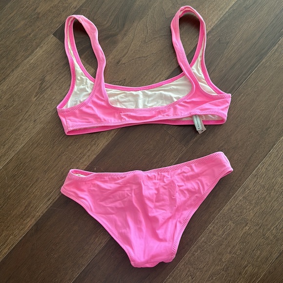 Solid & Striped Pink Bikini. - Picture 3 of 3